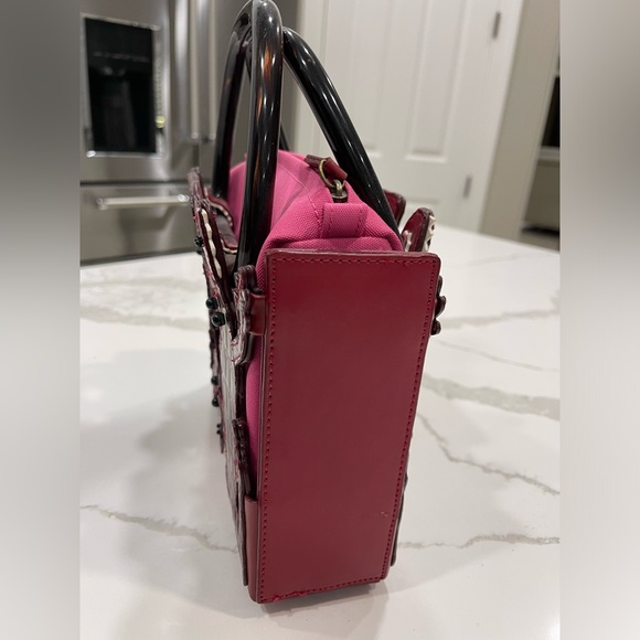 MICHAEL SIMON Alligator THEME Leather Handbag - Picture 6 of 8